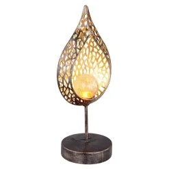 Globo 33528 LED-solcellelampe i bladform| Dekorasjonsbelysning|Terrassebelysning