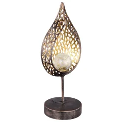 Globo 33528 LED-solcellelampe i bladform| Dekorasjonsbelysning|Terrassebelysning