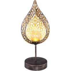 Globo 33528 LED-solcellelampe i bladform| Dekorasjonsbelysning|Terrassebelysning