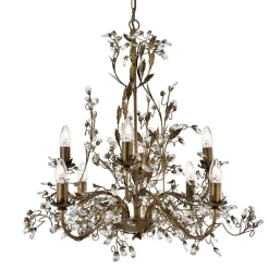 Searchlight 8 lys Vegglampe Almandite i florentinsk stil| Lysekroner