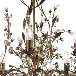 Searchlight 8 lys Vegglampe Almandite i florentinsk stil| Lysekroner