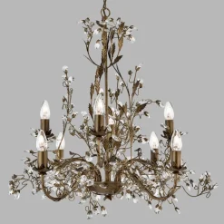 Searchlight 8 lys Vegglampe Almandite i florentinsk stil| Lysekroner