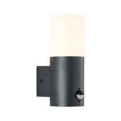 Brilliant Aberdeen utendørs vegglampe, sensor, høyde 23,2 cm, antrasitt Online