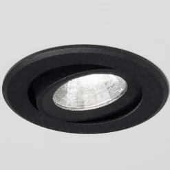 Molto Luce Agon Round LED innfelt spotlight 3 000K 40° svart| Downlights