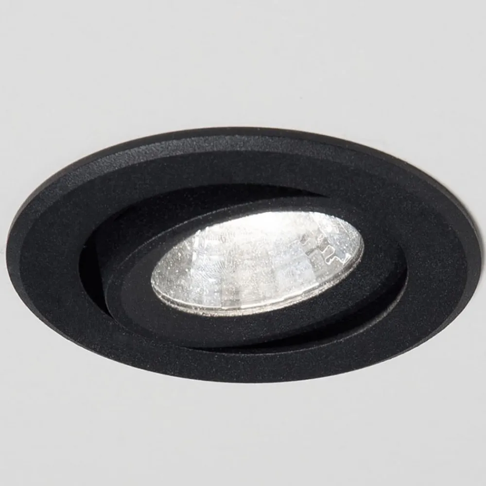 Molto Luce Agon Round LED innfelt spotlight 3 000K 40° svart| Downlights