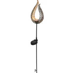 Näve Aideen - dekorativ LED-solcellelampe med jordspyd| Solcellelamper