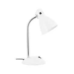 Brilliant Allison bordlampe, hvit, høyde 33,5 cm, metall| Kontorbelysning|Bordlamper