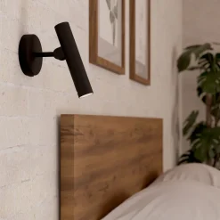 EGLO Almudaina LED-vegglampe, svart Bredde 11 cm, stål Sale