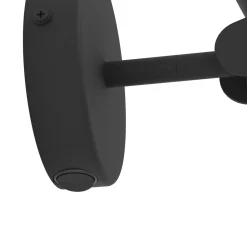 EGLO Almudaina LED-vegglampe, svart Bredde 11 cm, stål Sale