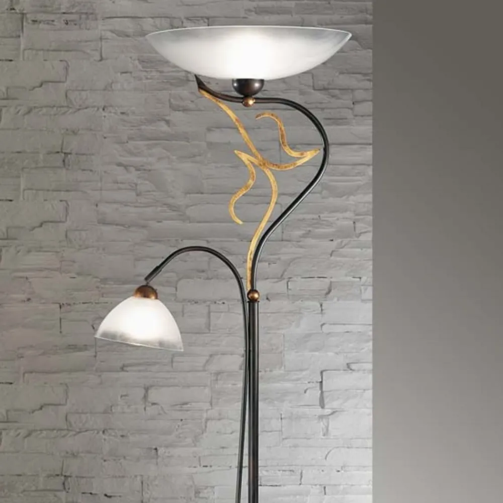 Kögl Amabile uplight med leselampe| Gulvlamper