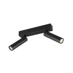 Trio Lighting Ambala LED downlight, 2 lyskilder, svart, metall, CCT, dimbar Best