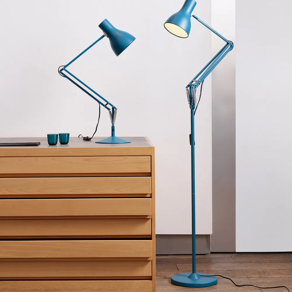 Anglepoise Type 75 gulvlampe Margaret Howell blå Online