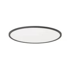 TK Lighting Aqua LED-panel, Ø 50 cm, svart, metall/plast, CCT dimbar| Butikkbelysning|Led-Innendørs