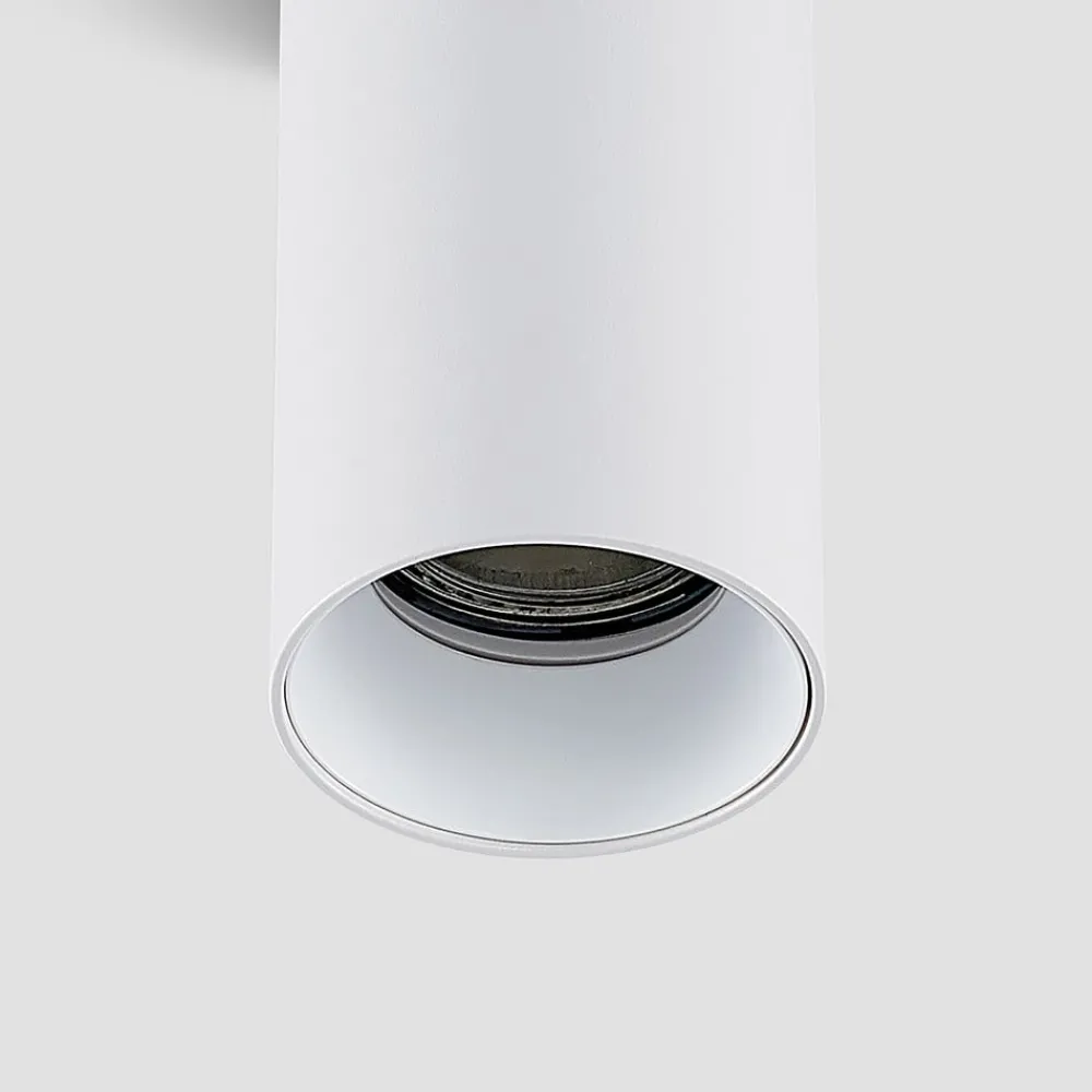 Arcchio Downlight Brinja, hvit, metall, Ø 6 cm, rund, GU10| Spotter I Tak|Taklamper