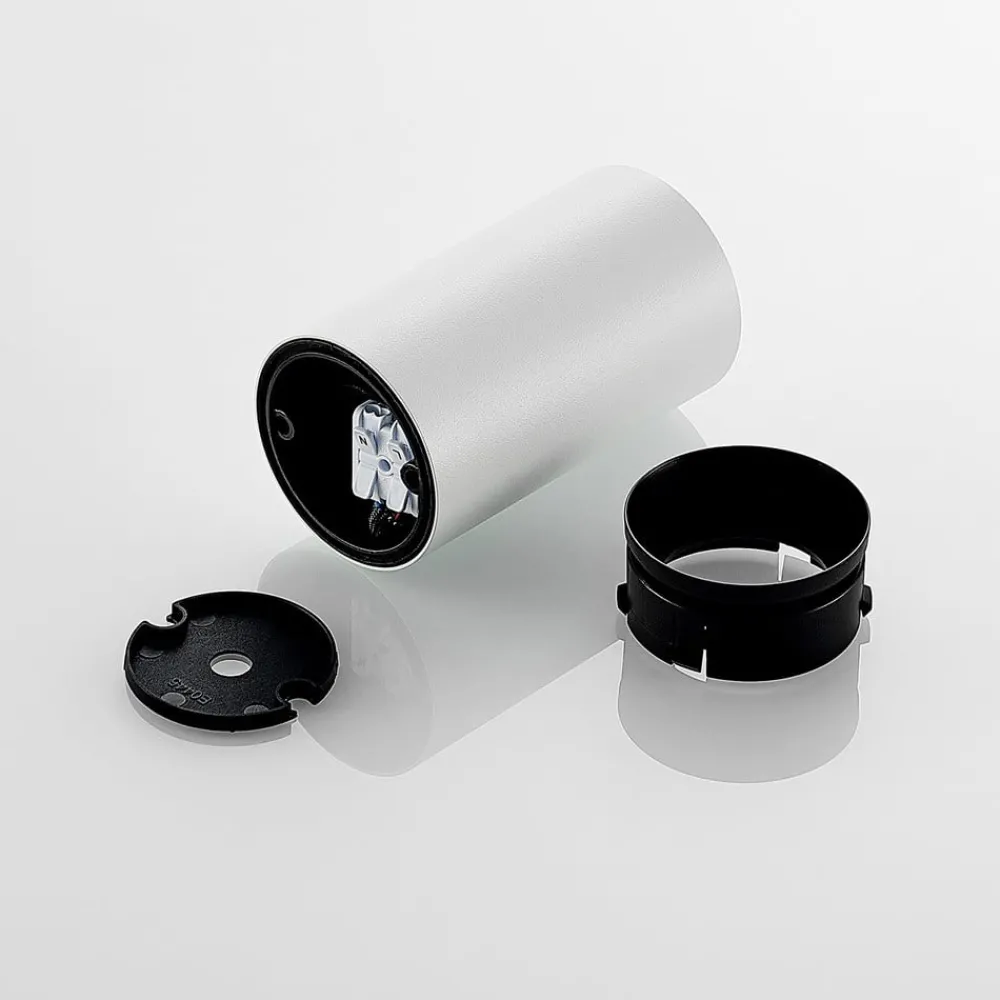 Arcchio Downlight Brinja, hvit, metall, Ø 6 cm, rund, GU10| Spotter I Tak|Taklamper