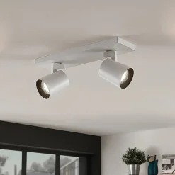 Arcchio downlight Iavo, 30 cm, hvit, 2 lyskilder, metall| Butikkbelysning|Design- Og Hotellbelysning