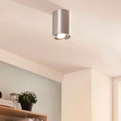 Arcchio downlight Jolina, rund, grå, 13 cm, metall Discount