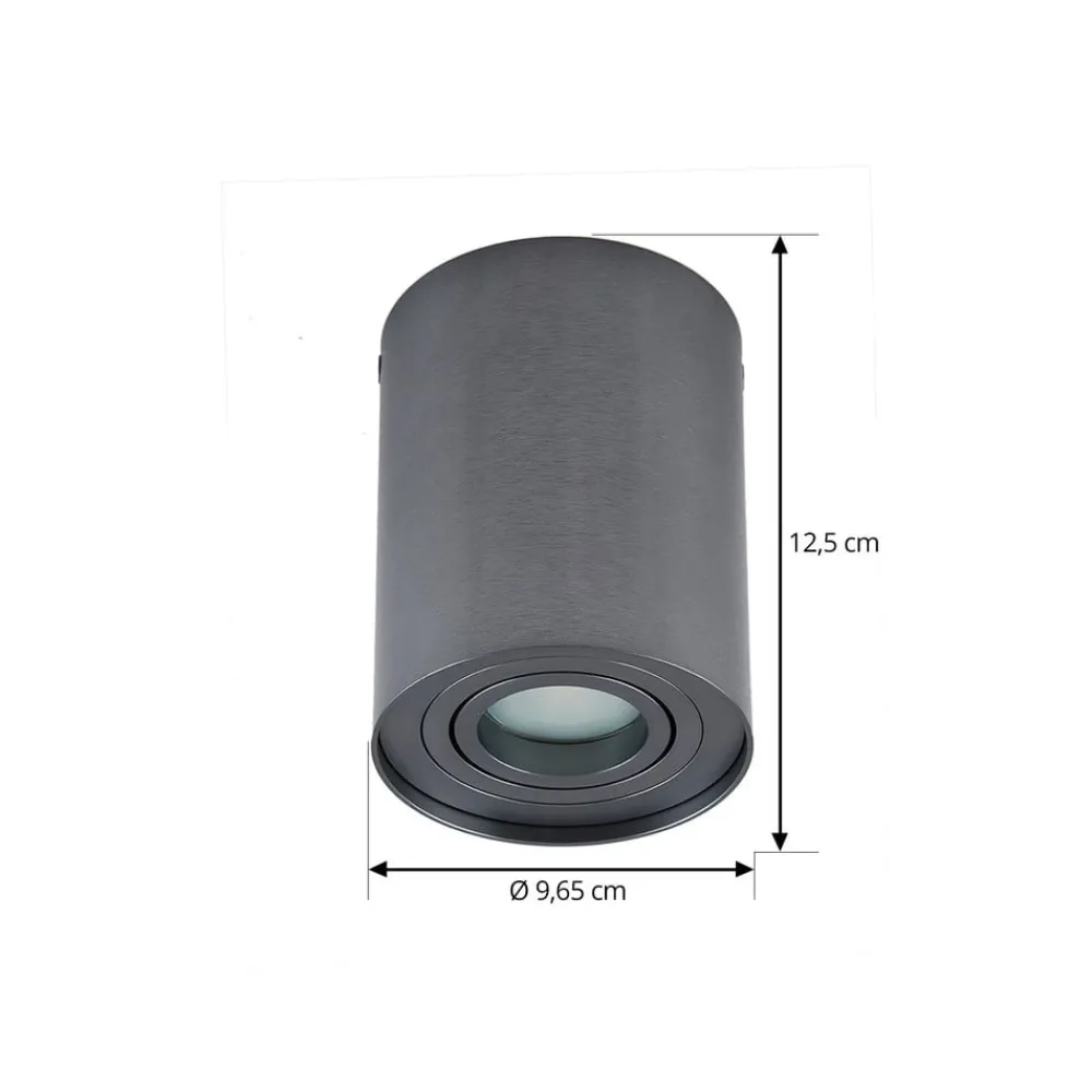 Arcchio downlight Jolina, rund, gunmetal, 13 cm, metall| Spotter I Tak