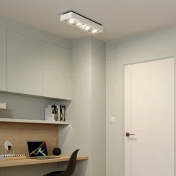 Arcchio downlight Ronka, 65 cm, 4 lyskilder, hvit, GU10 New