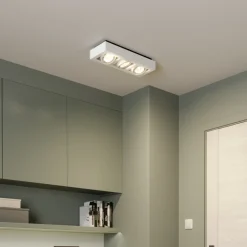 Arcchio downlight Ronka, 50 cm, 3 lyskilder, hvit, GU10 Best