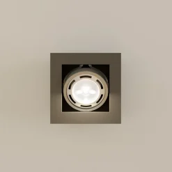 Arcchio downlight Ronka, grå, 19 cm x 19 cm, GU10 Clearance