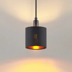 Arcchio Heleni hengelampe skinne svartgull 12 cm Hot