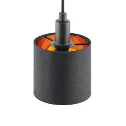 Arcchio Heleni hengelampe skinne svartgull 12 cm Hot