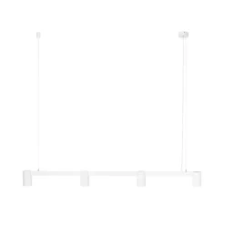 Arcchio hengelampe Brinja, hvit, 120 cm lang, 4 lyskilder, GU10 New
