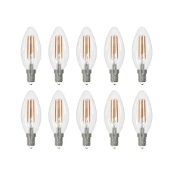 Arcchio LED glødepære E14 stearinlys sett med 10 stk., 4000 K New