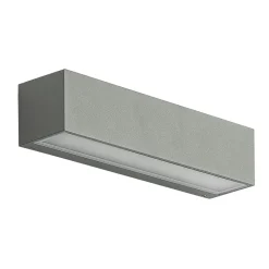 Arcchio LED utendørs vegglampe Lengo, CCT, 25 cm, 1-lys, grå| Kommersiell Utebelysning|Led-Utendørs