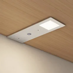 Arcchio LED-benkbelysning Nortra, sett med 3 stk, grå, aluminium Discount