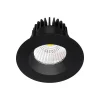 Arcchio LED-downlight Aryx, svart, 2700K| Butikkbelysning