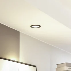 Arcchio LED-downlight Aryx, svart, 2700K| Butikkbelysning