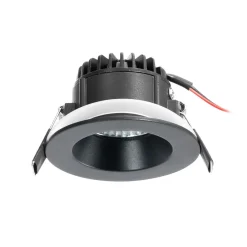 Arcchio LED-downlight Aryx, svart, 2700K| Butikkbelysning