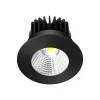Arcchio LED-downlight Lirin, svart, 2700K| Butikkbelysning