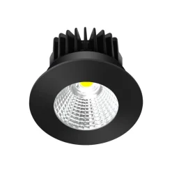 Arcchio LED-downlight Lirin, svart, 2700K| Butikkbelysning