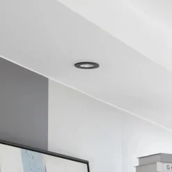 Arcchio LED-downlight Lirin, svart, 2700K| Butikkbelysning