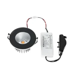 Arcchio LED-downlight Lirin, svart, 2700K| Butikkbelysning