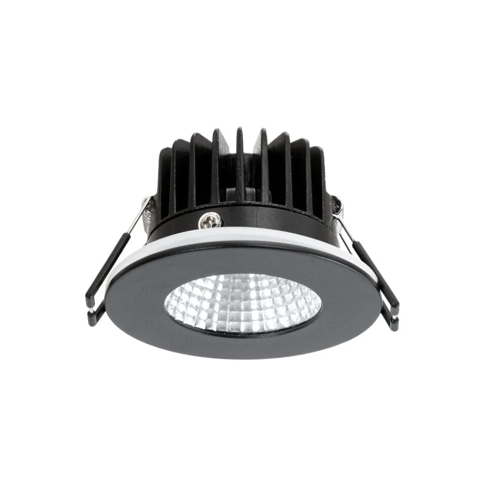 Arcchio LED-downlight Lirin, svart, 2700K| Butikkbelysning