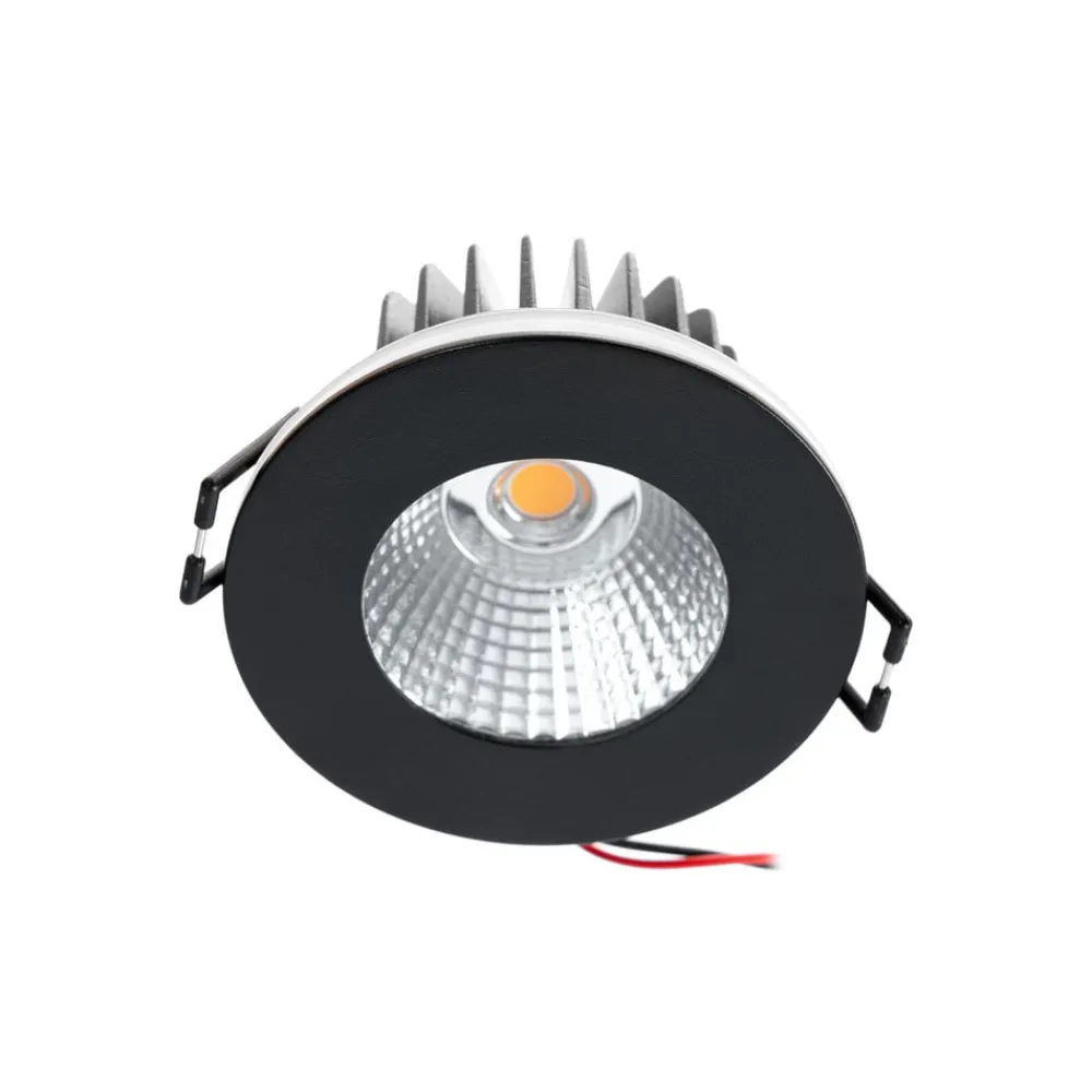 Arcchio LED-downlight Lirin, svart, 2700K| Butikkbelysning