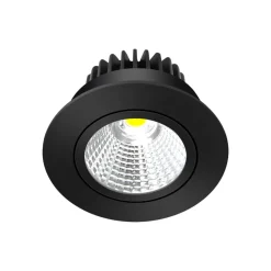 Arcchio LED-downlight Zarik, svart, 4 000 K| Butikkbelysning|Kontorbelysning