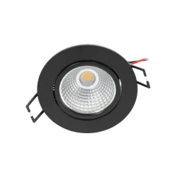 Arcchio LED-downlight Zarik, svart, 4 000 K| Butikkbelysning|Kontorbelysning