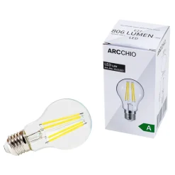 Arcchio LED-filamentpære, E27, 3,8 W, klar, 2700 K| Led-Pærer|E27 Pærer