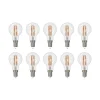 Arcchio LED-filamentpære E14 G45, sett med 10 stk, 2700 K| E14 Pærer