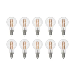 Arcchio LED-filamentpære E14 G45, sett med 10 stk, 2700 K| E14 Pærer