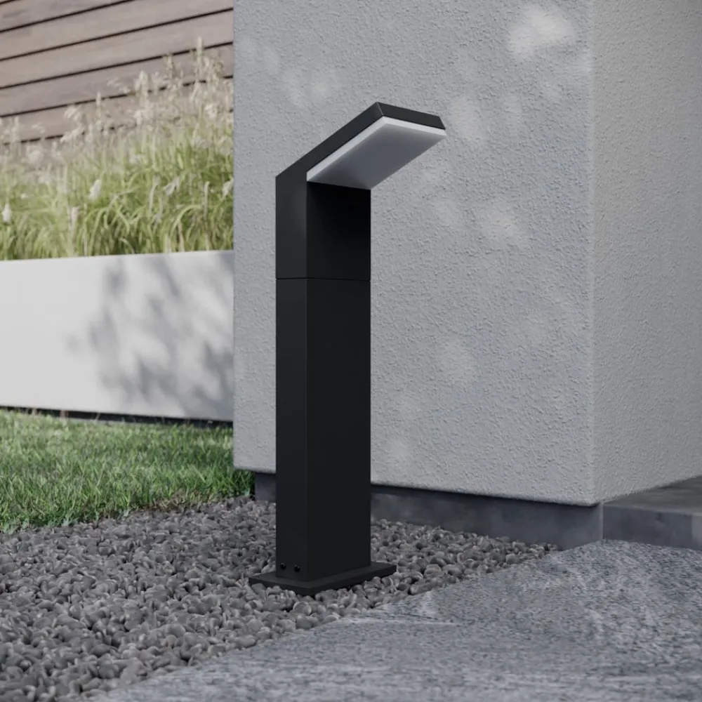 Arcchio LED-gatelampe Yolena, 60 cm, antrasitt, aluminium| Kommersiell Utebelysning|Led-Utendørs