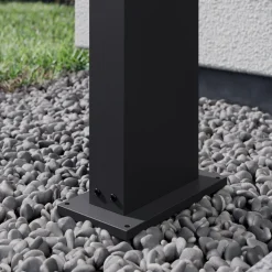 Arcchio LED-gatelampe Yolena, 60 cm, antrasitt, aluminium| Kommersiell Utebelysning|Led-Utendørs