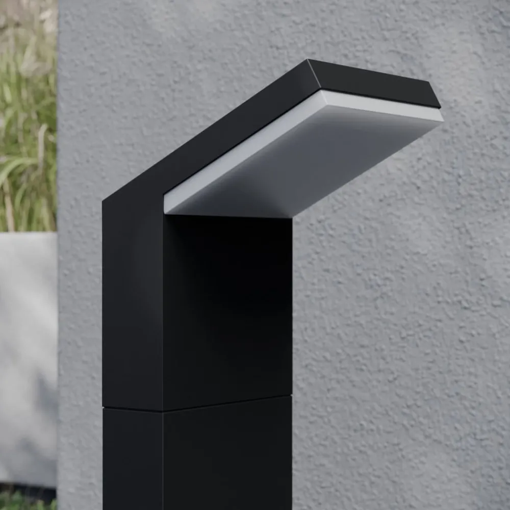 Arcchio LED-gatelampe Yolena, 60 cm, antrasitt, aluminium| Kommersiell Utebelysning|Led-Utendørs