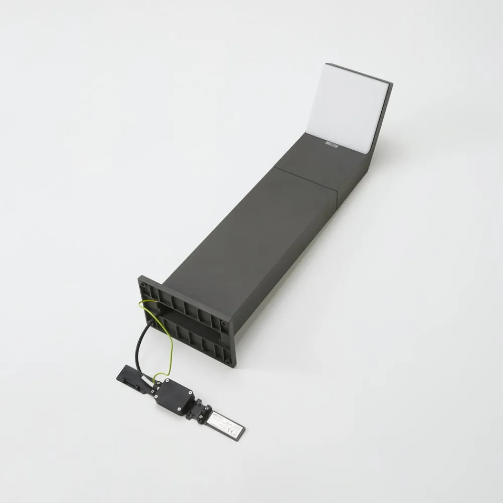 Arcchio LED-gatelampe Yolena, 60 cm, antrasitt, aluminium| Kommersiell Utebelysning|Led-Utendørs