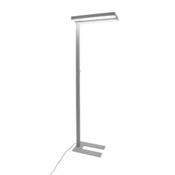 Arcchio LED-gulvlampe Logan Neo, sølv, 8 000 lm, dimbar| Kontorbelysning|Led-Innendørs